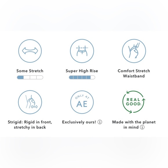 AMERICAN EAGLE AE Strigid Super High-Waisted Relaxed Ripped Denim Short  sz 12 - Picture 7 of 8